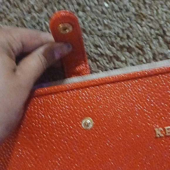 Kendra Scott Red Pebble Leather Jewelry Travel Case - Picture 8 of 16